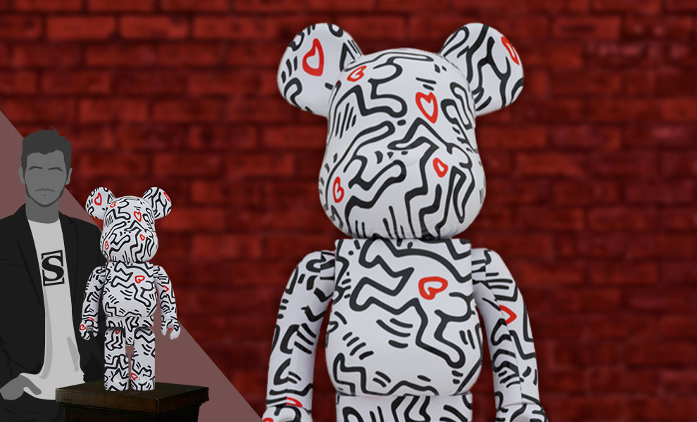 Be@rbrick Flying Balloons Girl 1000% Collectible Set by Medicom 