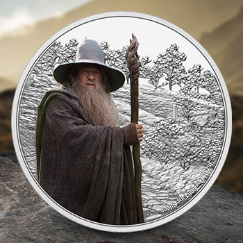 Gandalf the Grey 1oz Silver Coin Silver Collectible