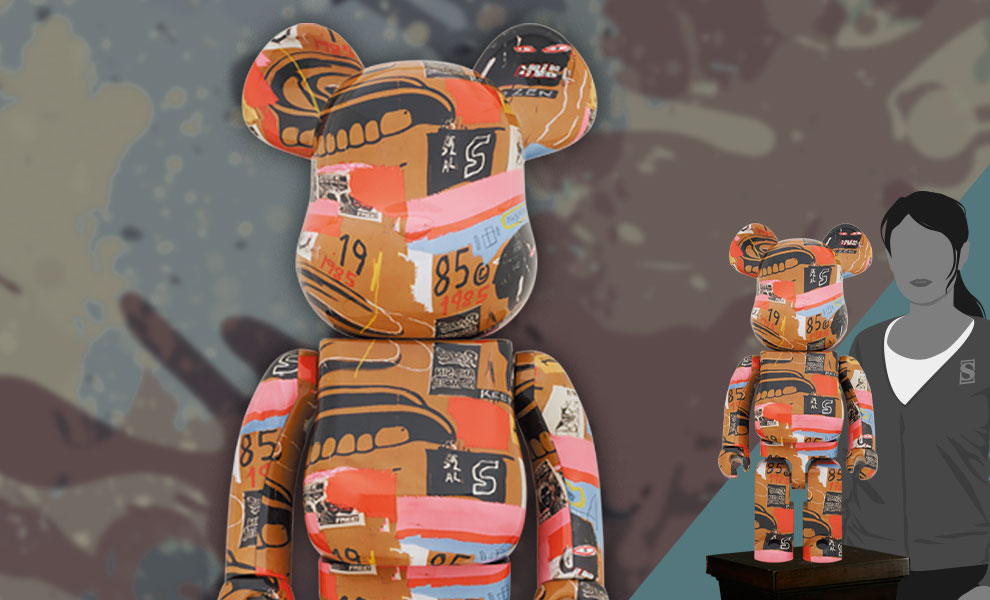 Be@rbrick Andy Warhol x Jean-Michel Basquiat #2 1000% Collectible 