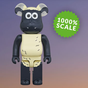 Be@rbrick Shaun the Sheep 100% & 400% Collectible Figure by 