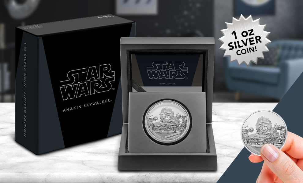 Anakin Skywalker 1oz Silver Coin Silver Collectible