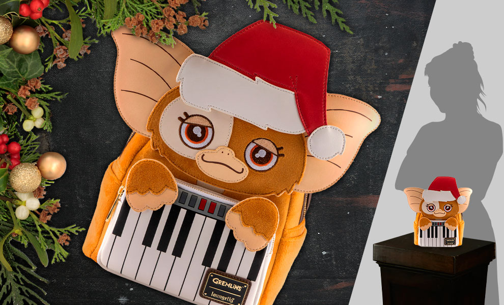 Gizmo Holiday Cosplay Mini Backpack with Removeable Hat Apparel
