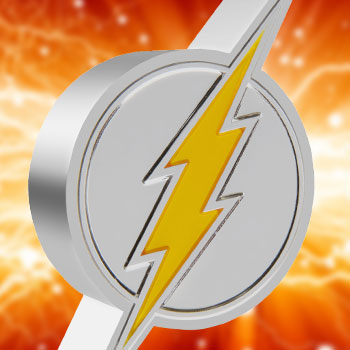 The Flash Emblem 1oz Silver Coin Silver Collectible