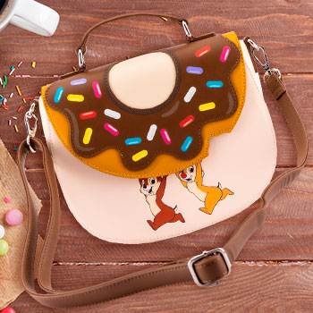Chip and Dale Donut Crossbody Bag Apparel