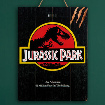 Jurassic Park WOODART 3D “1993 Art” Wood Wall Art