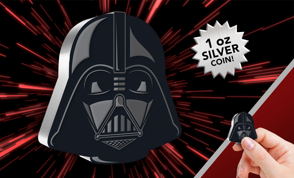 Darth Vader™ 1oz Silver Coin Silver Collectible