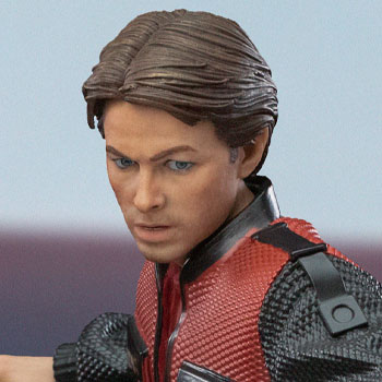 Marty McFly on Hoverboard 1:10 Scale Statue