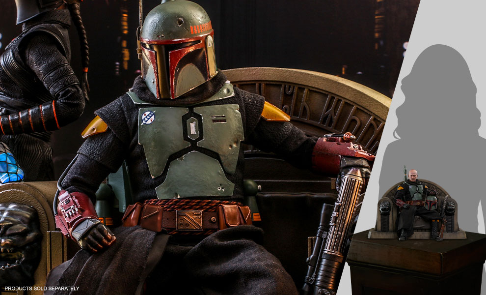 Boba Fett (Repaint Armor) and Throne Sixth Scale Figure Set