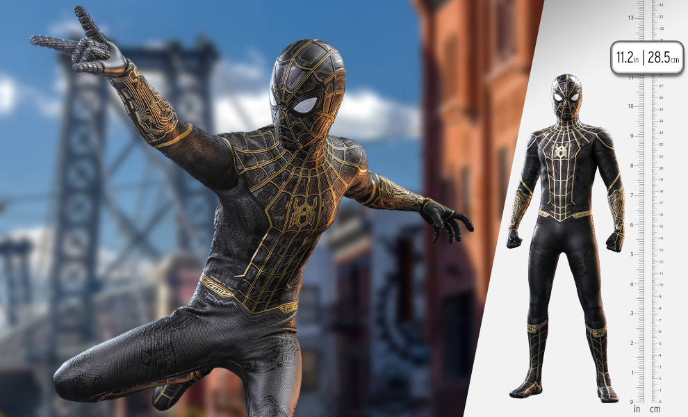 Spider-Man (Black & Gold Suit) Sixth Scale Figure