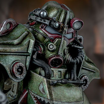 Fallout 4 T 45 Power Armor Statue By Gaming Heads Sideshow Collectibles