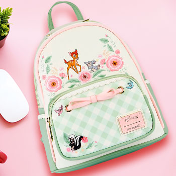 Bambi Springtime Gingham Mini Backpack Apparel