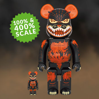Be@rbrick Godzilla (Meltdown: Clear Orange Version) 100% and 400% Bearbrick
