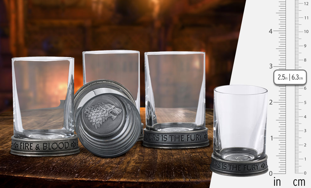 House Sigils Shot Glass Quartet Collectible Drinkware