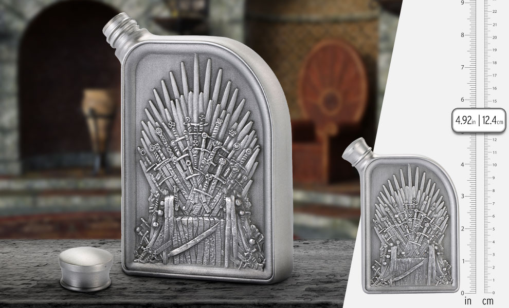 Iron Throne Hip Flask By Royal Selangor Sideshow Collectibles