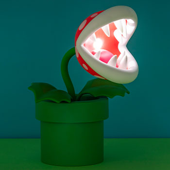 Piranha Plant Posable Lamp Collectible Lamp