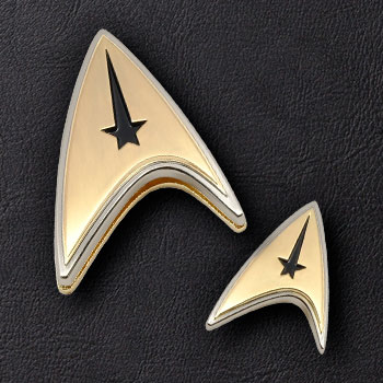 Enterprise Command Badge and Pin Set Prop Replica
