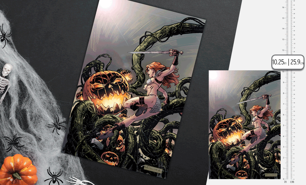 Red Sonja Halloween Special One-Shot #1 Metal Cover Book