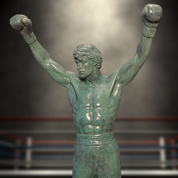 Rocky Bronze Statue