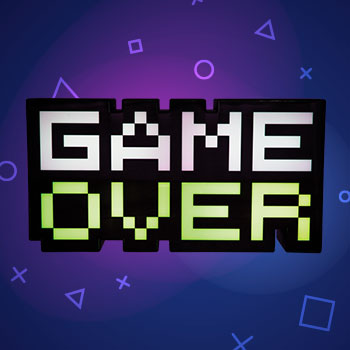 Game Over Light Collectible Lamp