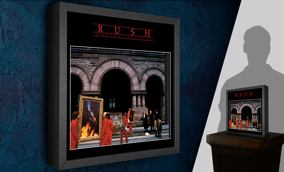 Rush Moving Pictures Shadow box art