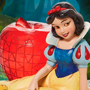 Snow White and Apple Figurine