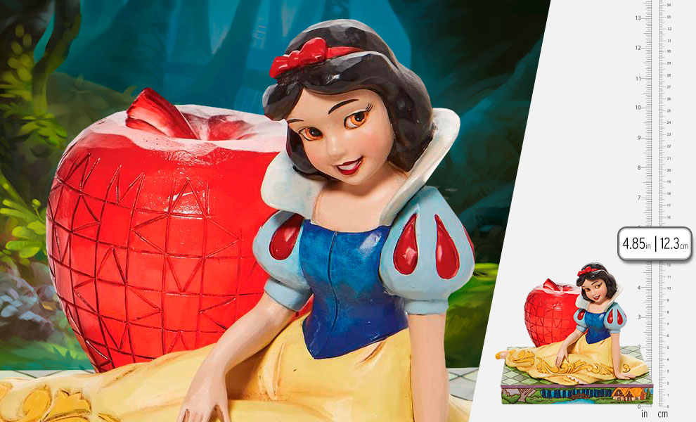 Snow White and Apple Figurine