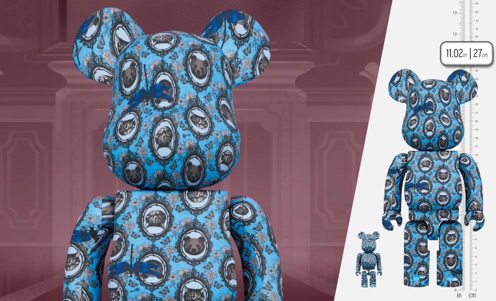 Be@rbrick Robe Japonica Mirror 100% and 400% Set Bearbrick