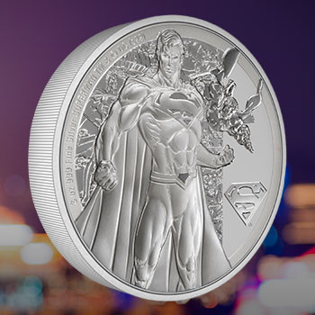 Superman Classic 3oz Silver coin Silver Collectible
