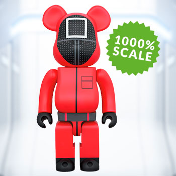 Be@rbrick Squid Game Guard (Square) 1000% Bearbrick