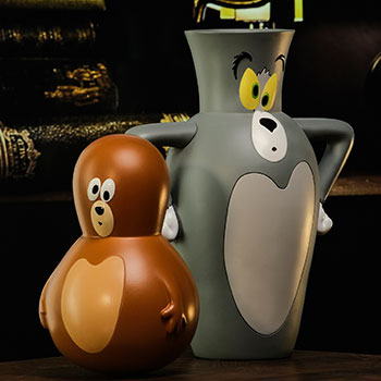 Vase Tom and Roly-Poly Jerry Collectible Set