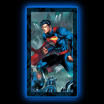 Superman LED Mini-Poster Light Wall Light