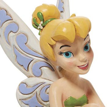 Tinkerbell Sitting on Holly Figurine