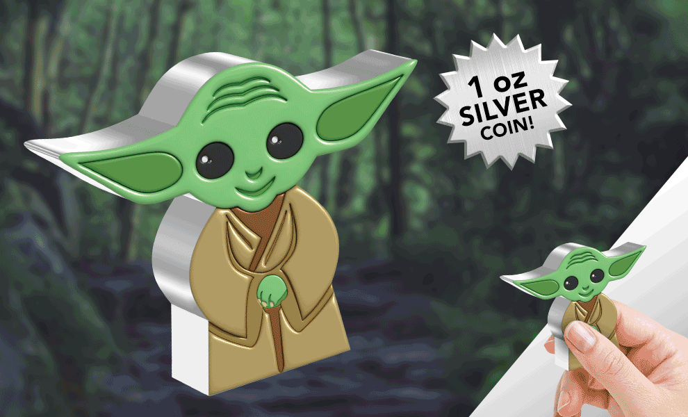 Yoda 1oz Silver Coin Silver Collectible