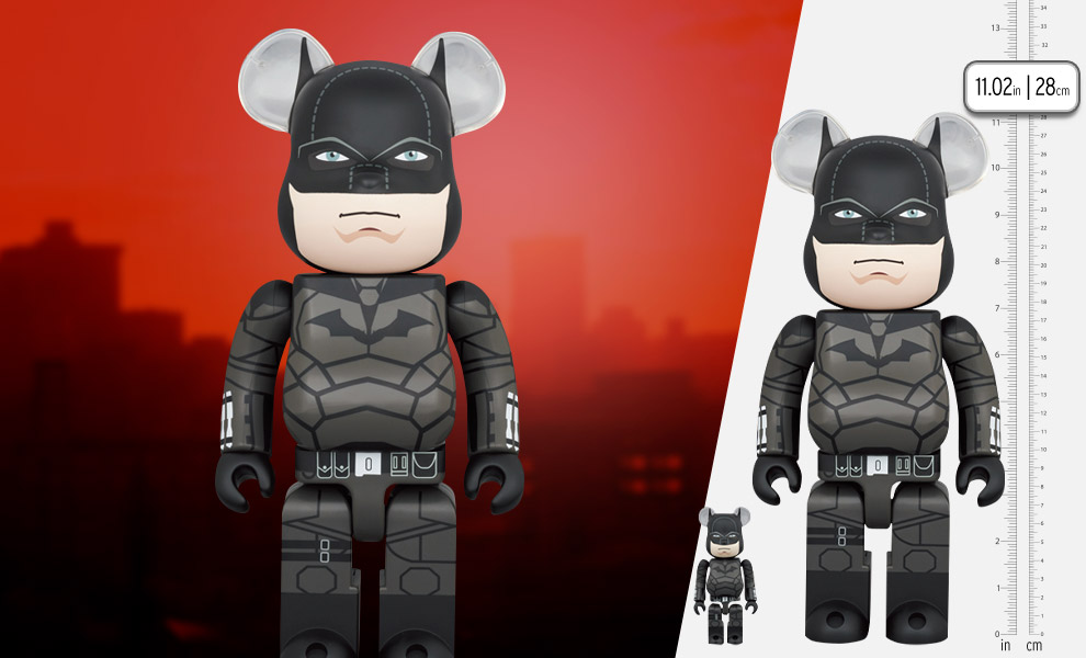 Medicom BE@RBRICK Justice League Batman 400% Bearbrick Figure 