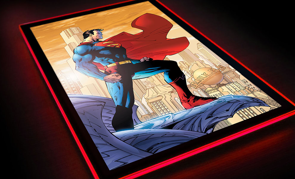 Superman #204 LED Jim Lee Cover Variant (Large Wall Light