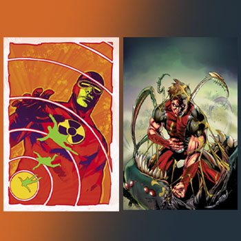 Solar: Man of the Atom #1 and Magnus: Robot Fighter #4 Virgin Art Variant Book