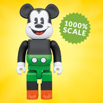 Be@rbrick Mickey Mouse 1930's Poster 1000% Bearbrick