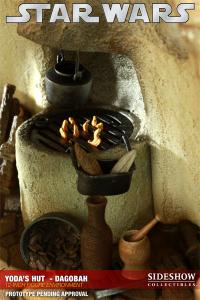 Gallery Image of Yodas Hut - Dagobah Sixth Scale Figure Accessory