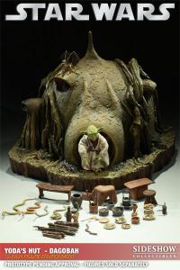 Gallery Image of Yodas Hut - Dagobah Sixth Scale Figure Accessory