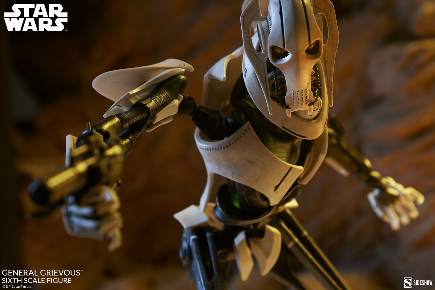 Star Wars: Episode III – Revenge of the Sith : General Grievous Sixth Scale Figure General-grievous_star-wars_gallery_6091e73164bd1