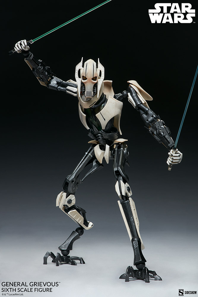 Star Wars: Episode III – Revenge of the Sith : General Grievous Sixth Scale Figure General-grievous_star-wars_gallery_6091e73d7b1ff