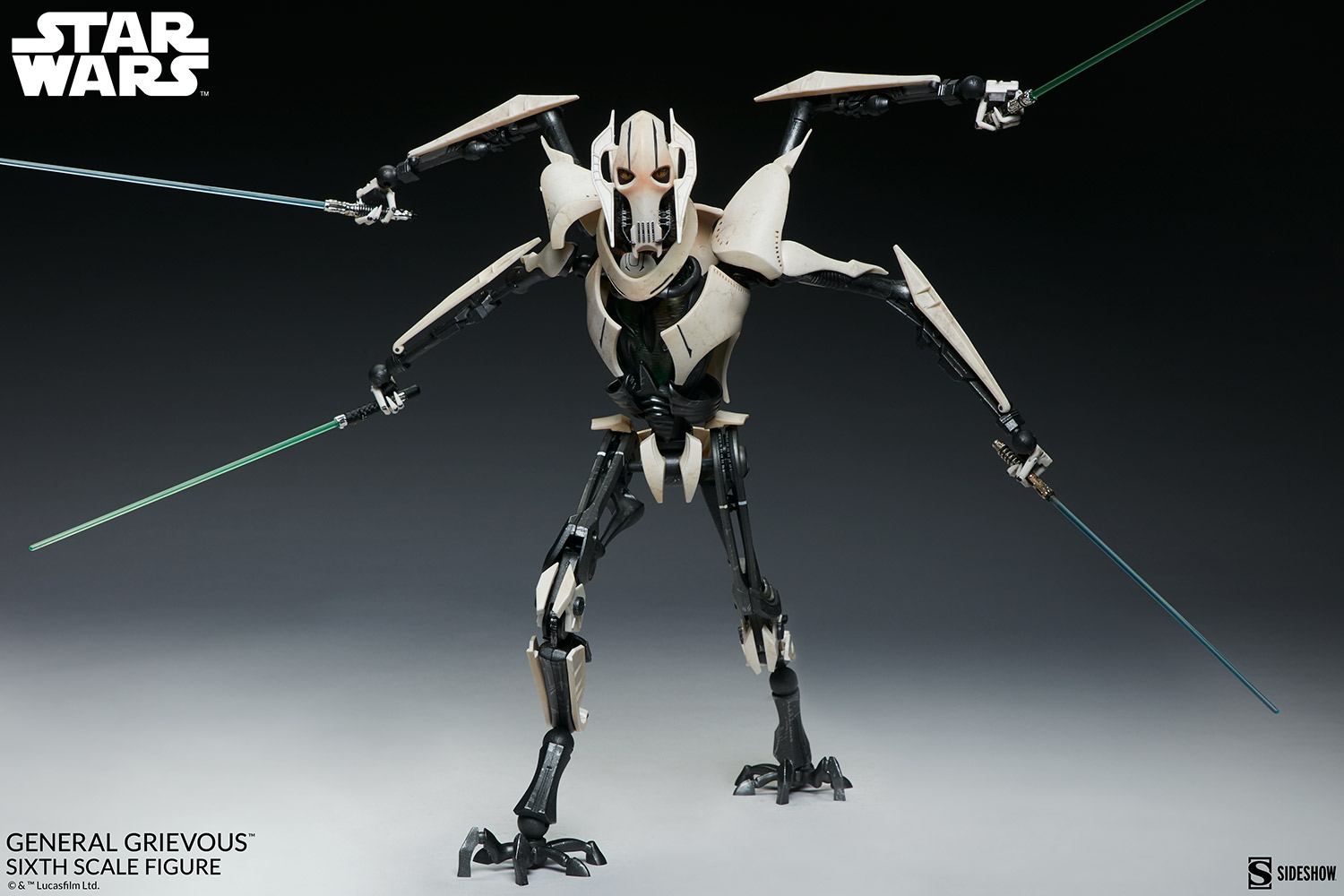 Star Wars: Episode III – Revenge of the Sith : General Grievous Sixth Scale Figure General-grievous_star-wars_gallery_6091e740204e5