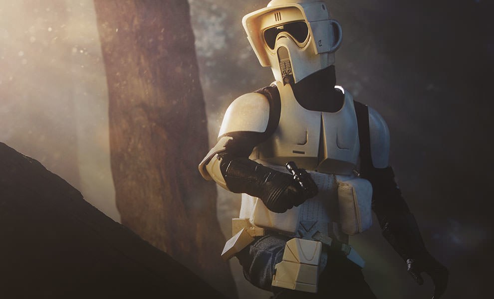 Gallery Feature Image of Scout Trooper Sixth Scale Figure - Click to open image gallery
