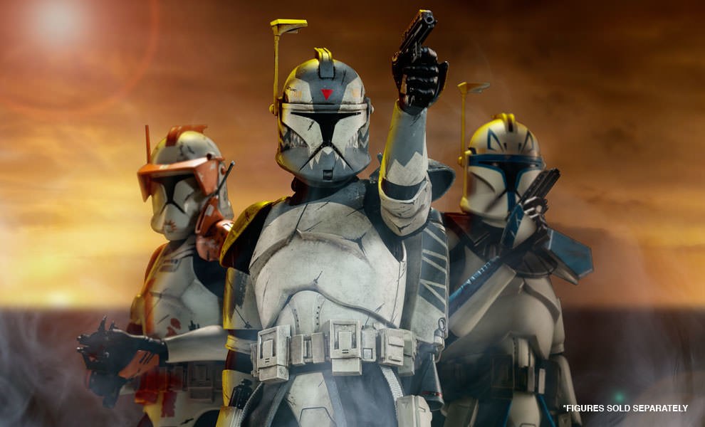 Gallery Feature Image of Clone Commander Wolffe Sixth Scale Figure - Click to open image gallery