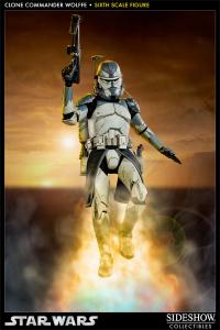 Gallery Image of Clone Commander Wolffe Sixth Scale Figure