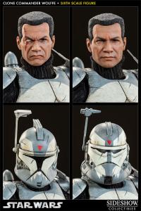 Gallery Image of Clone Commander Wolffe Sixth Scale Figure
