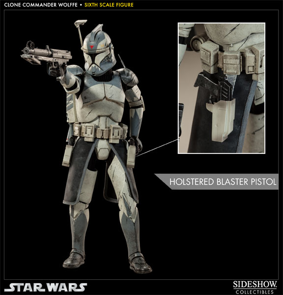 Star Wars Clone Commander Wolffe Sixth Scale Figure By Sideshow Collectibles Sideshow Collectibles