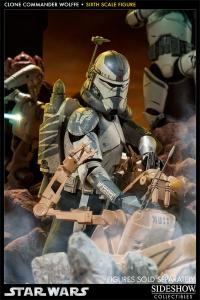 Gallery Image of Clone Commander Wolffe Sixth Scale Figure
