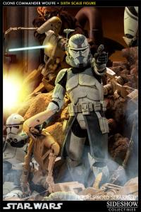 Gallery Image of Clone Commander Wolffe Sixth Scale Figure