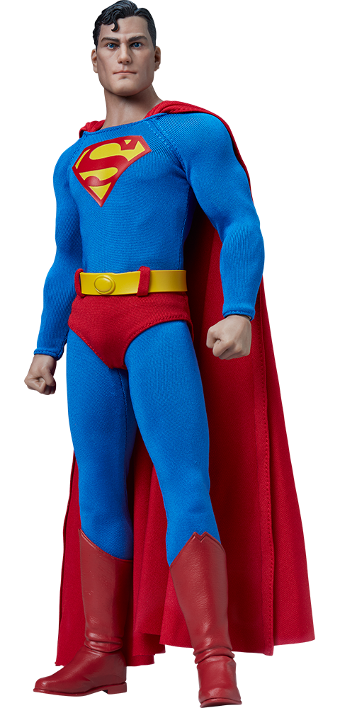Sideshow 100088 1/6 Scale Superman Head Sculpt 3 with Boots Model 